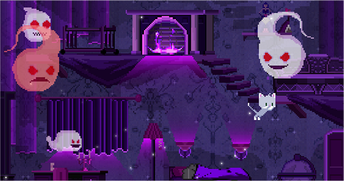 Cat and Ghosts